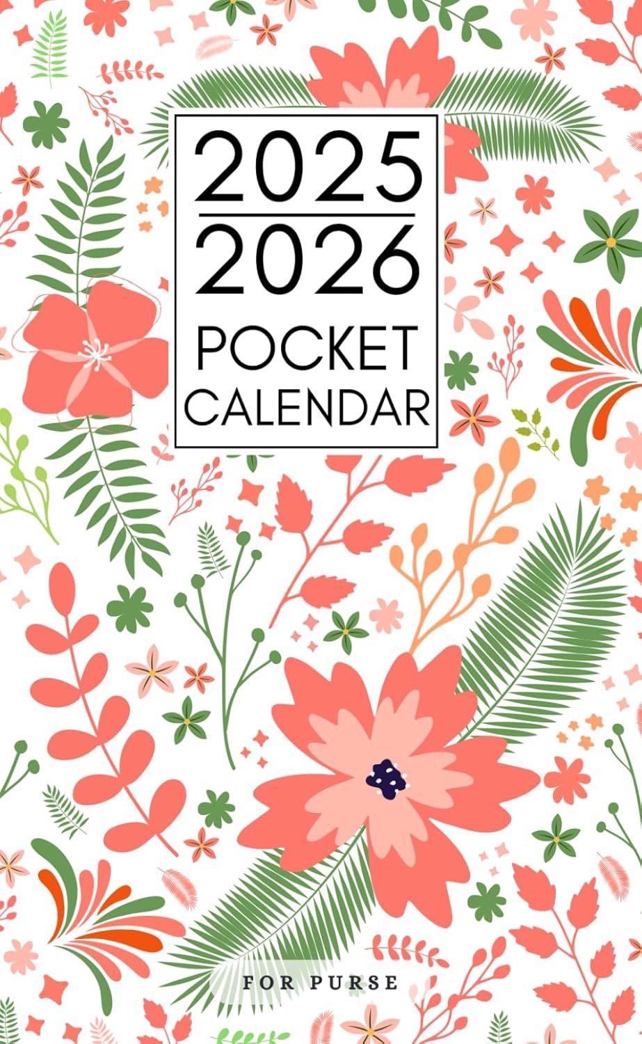 2 Year Pocket Calendar 2025 And 2026 With Plastic Cover Spectacular 