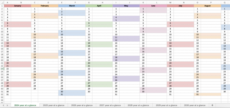 2025 2026 Calendar At A Glance Printable Free Download Juan K Nicoletti