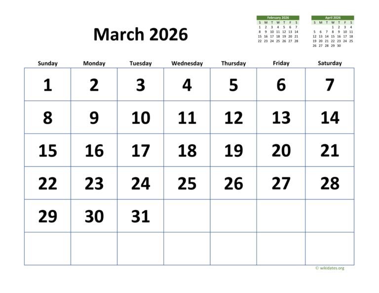 April 2025 To March 2026 Printable Calendar Eloy T Fabry