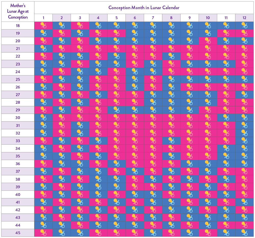 Baby Gender Chinese Calendar 2025 Walid Ezra