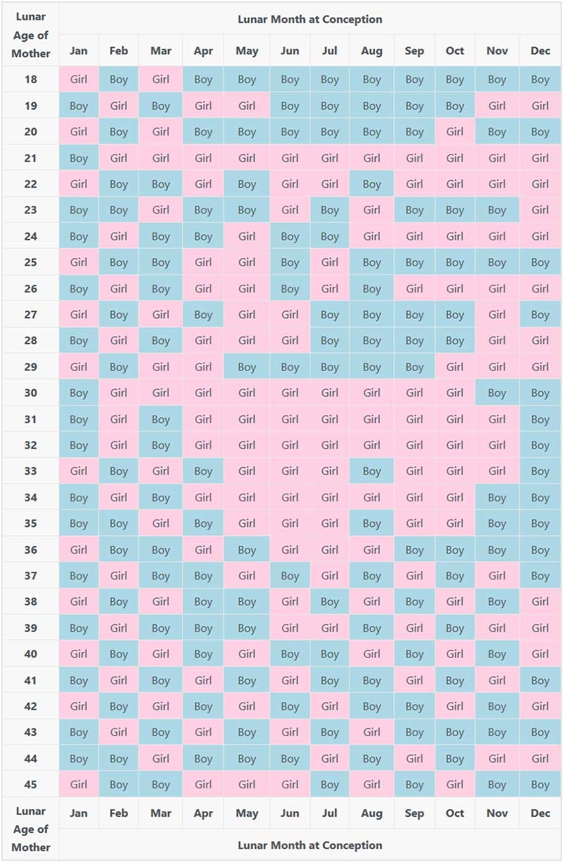 Chinese 2024 Gender Calendar Minny Guillemette