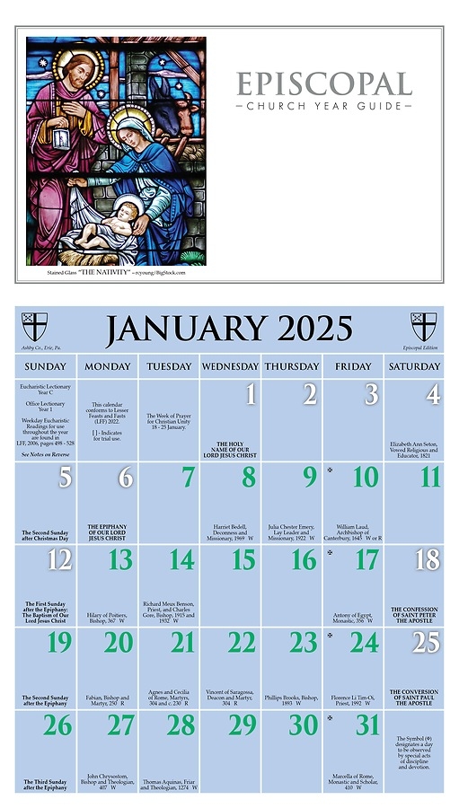 Episcopal Liturgical Calendar 2025 Kim K Bell