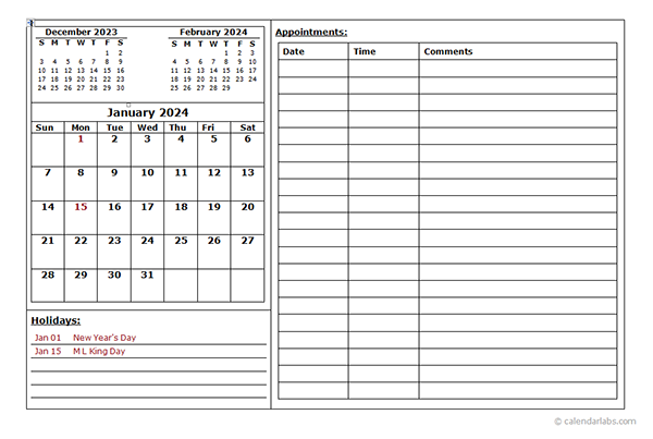 Free Printable Appointment Calendar 2024 Pia Leeann