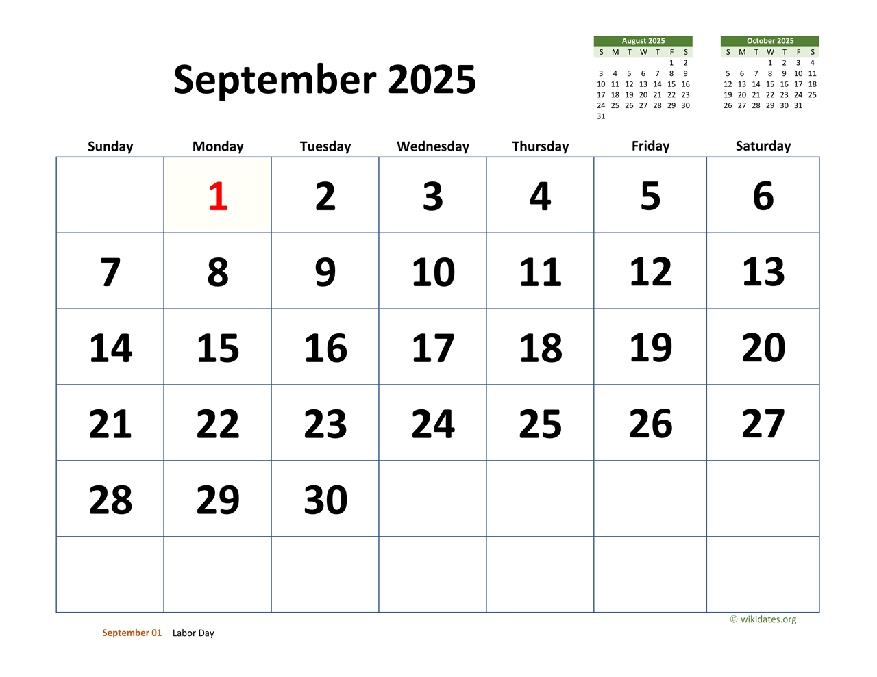 Free Printable Calendar Sept 2025 Ayla Irving