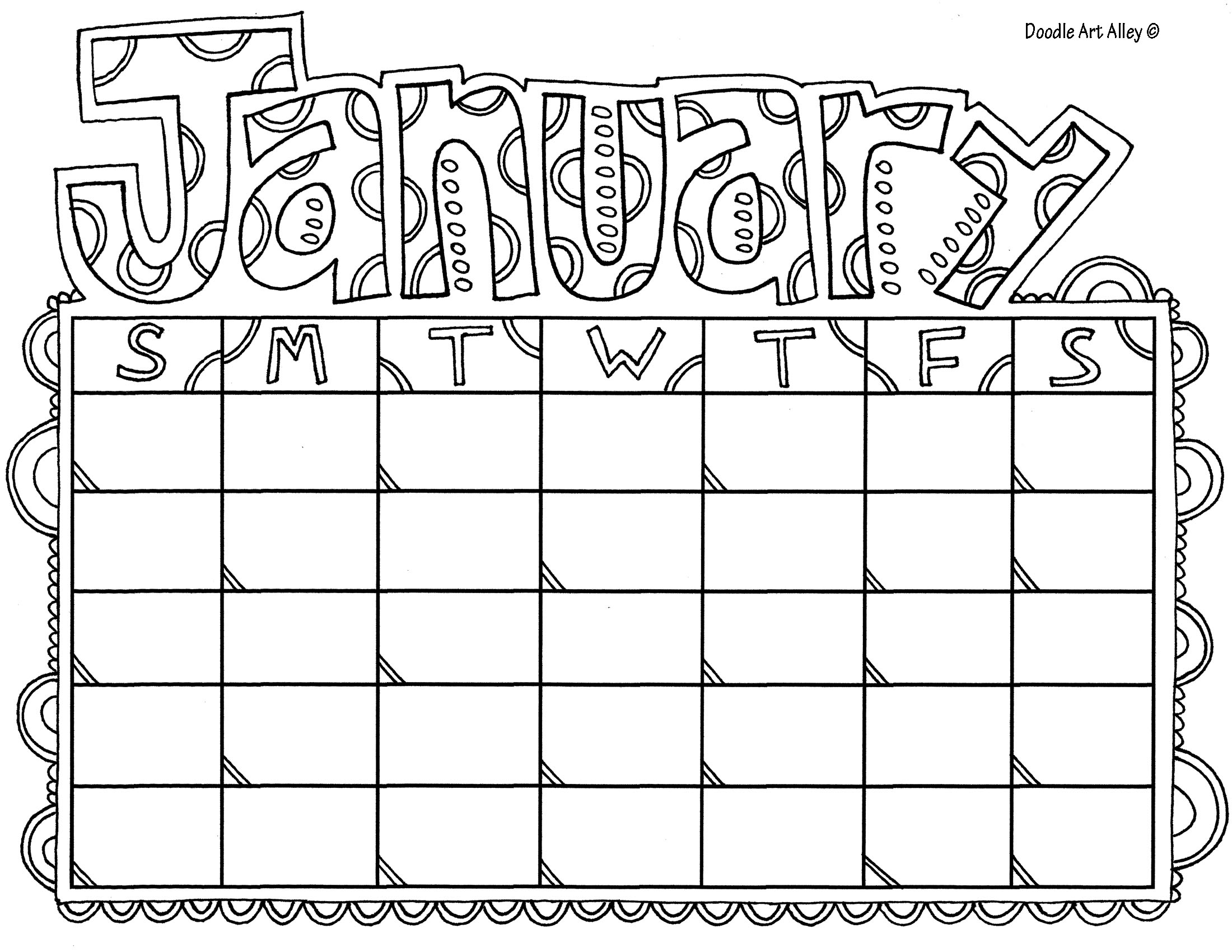Free Printable Coloring Calendar For Adults 2025 Starla C Gregoire