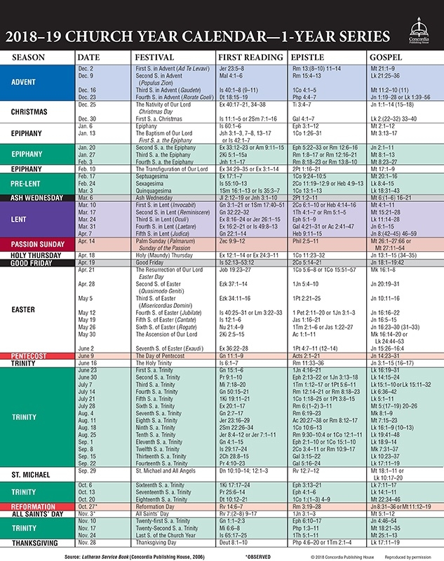 Free Printable Lutheran Liturgical Calendar 2021 Hot Sex Picture