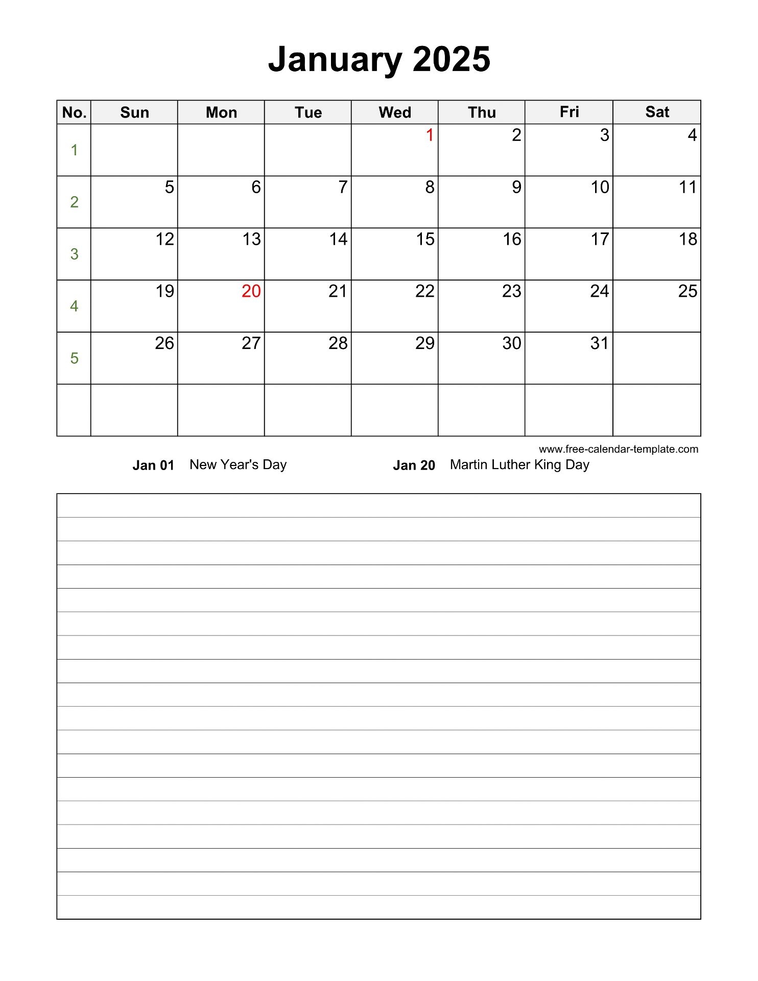 Free Printable Vertical Monthly Calendar 2025 David A Kelso