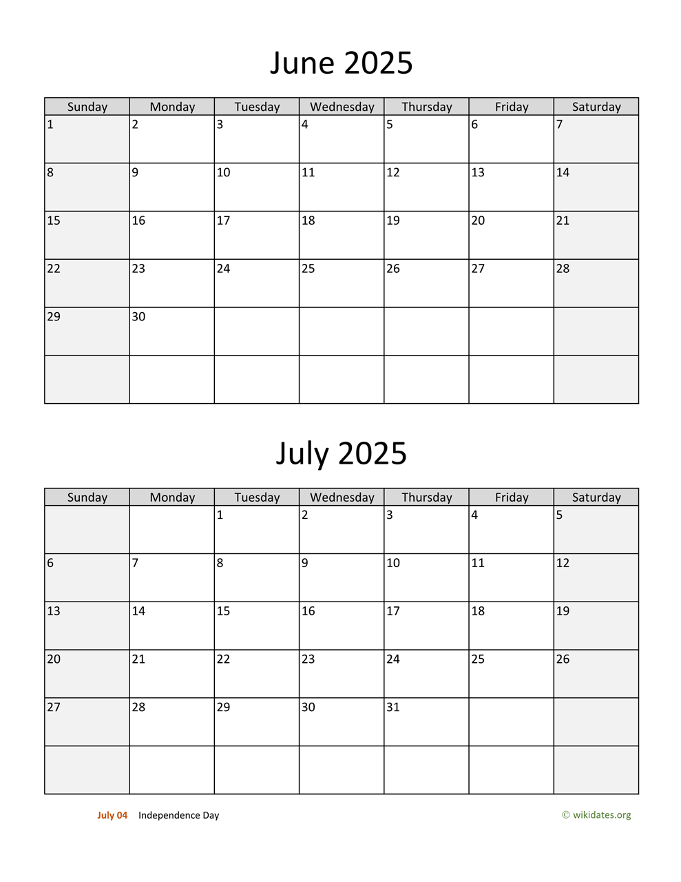 June July August 2025 Calendar Printable Free Calendar Adam Yue