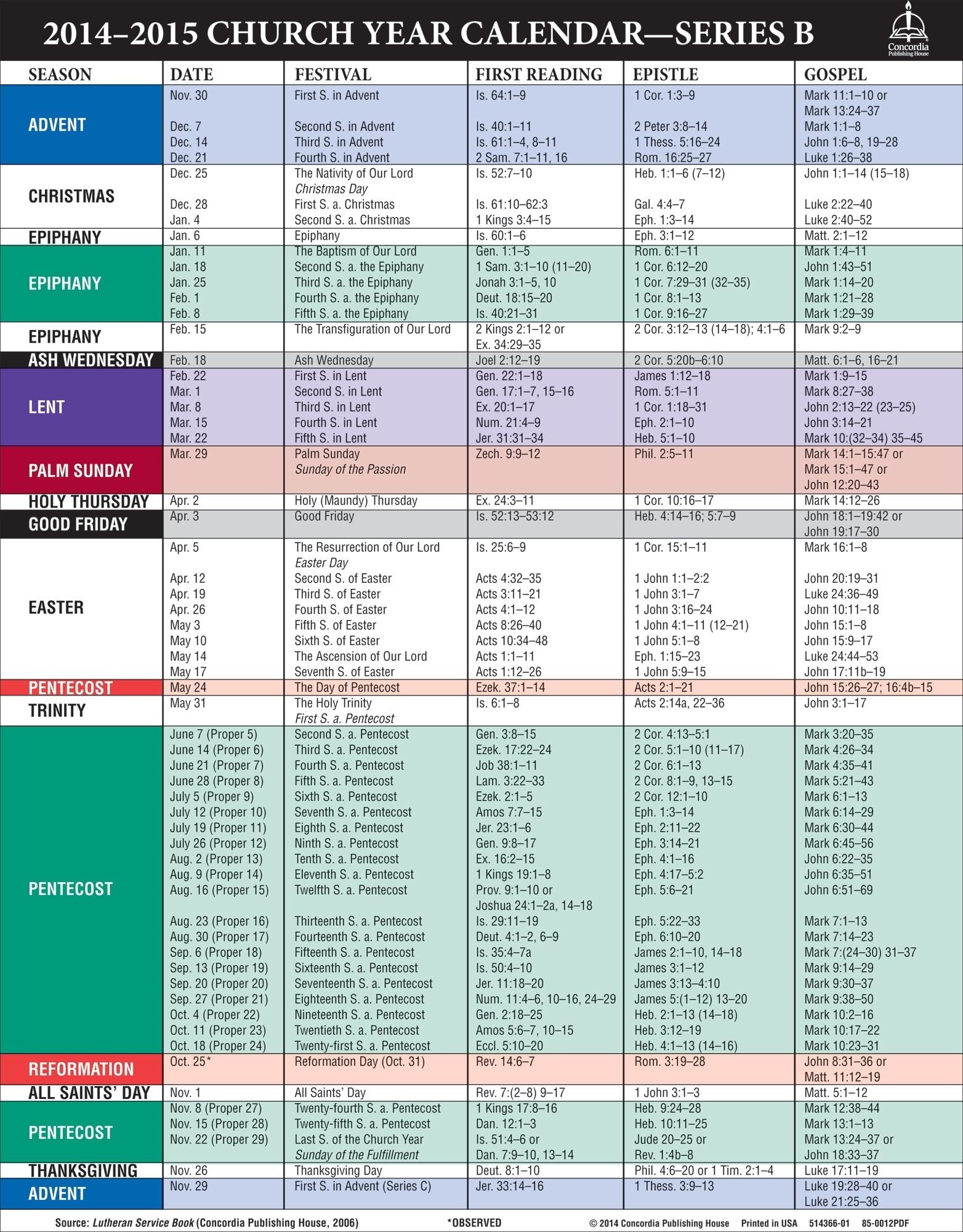 Liturgical Color Calendar 2025 Printable Free Tuketu Jade