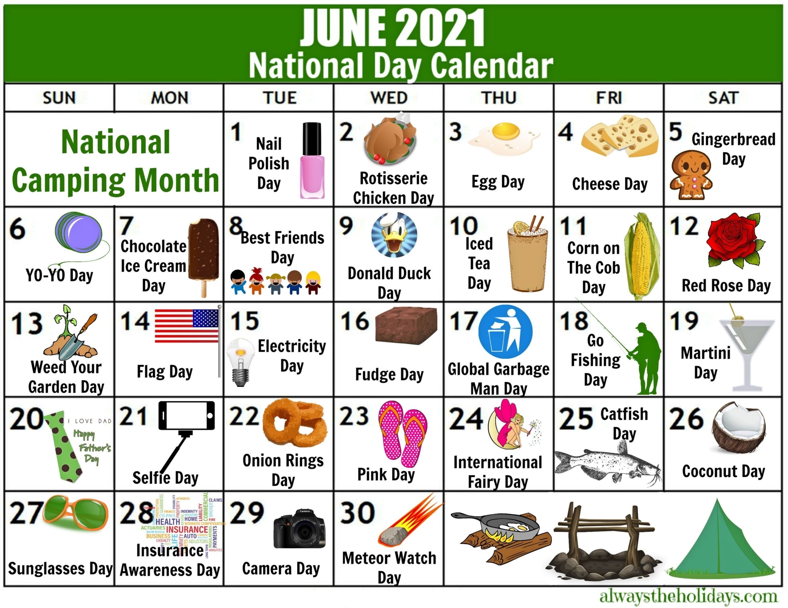 National Day Calendar November Jayne Murielle