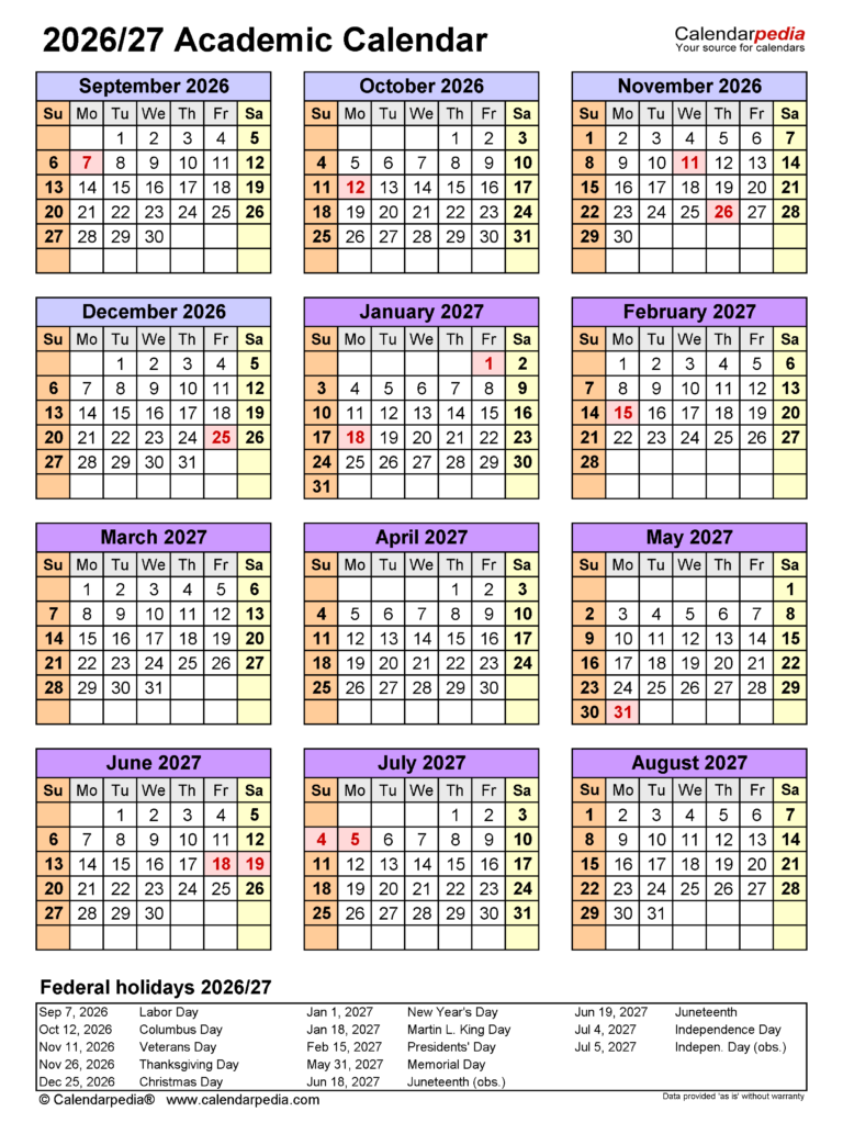 Navigating The Academic Landscape A Guide To Free Printable School 
