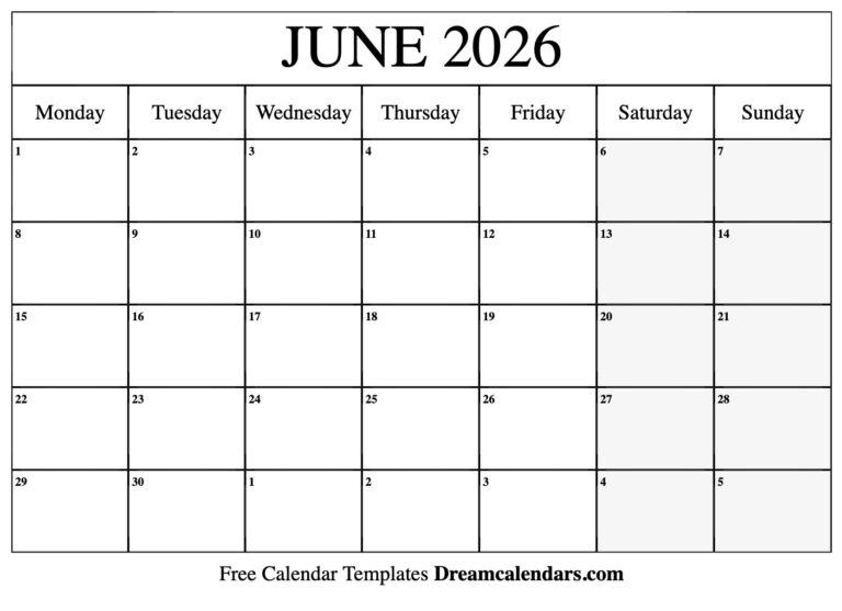 Navigating The Summer Months A Comprehensive Guide To Free Printable 
