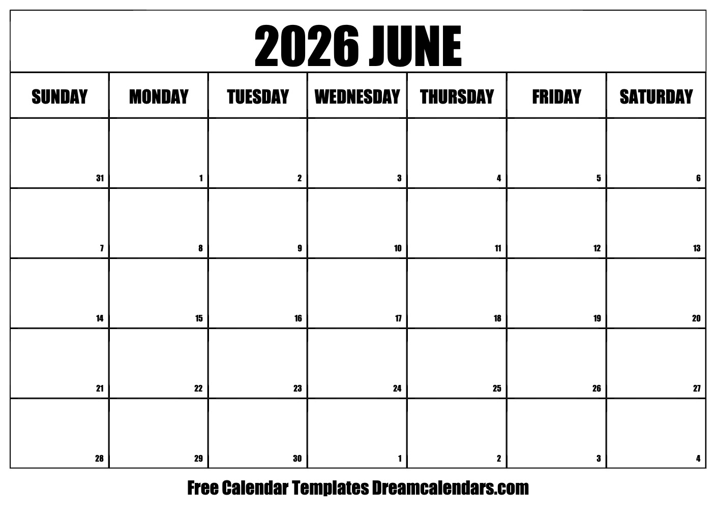 Navigating Time A Comprehensive Guide To Free Printable June 2026 