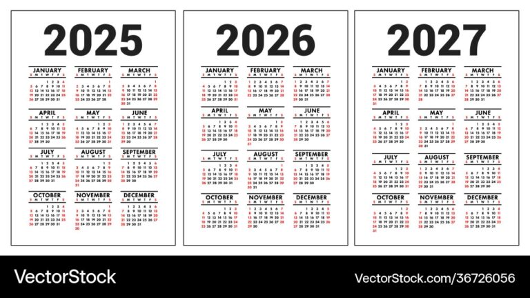 Printable Calendar For 2025 2026 Calendar 2025 Printable