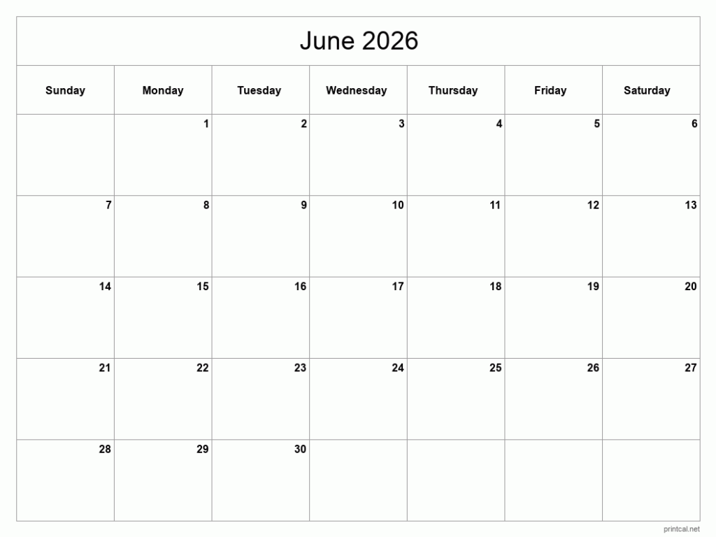 July 2026 June 2027 Calendar Printable - calendar.mammycares.com