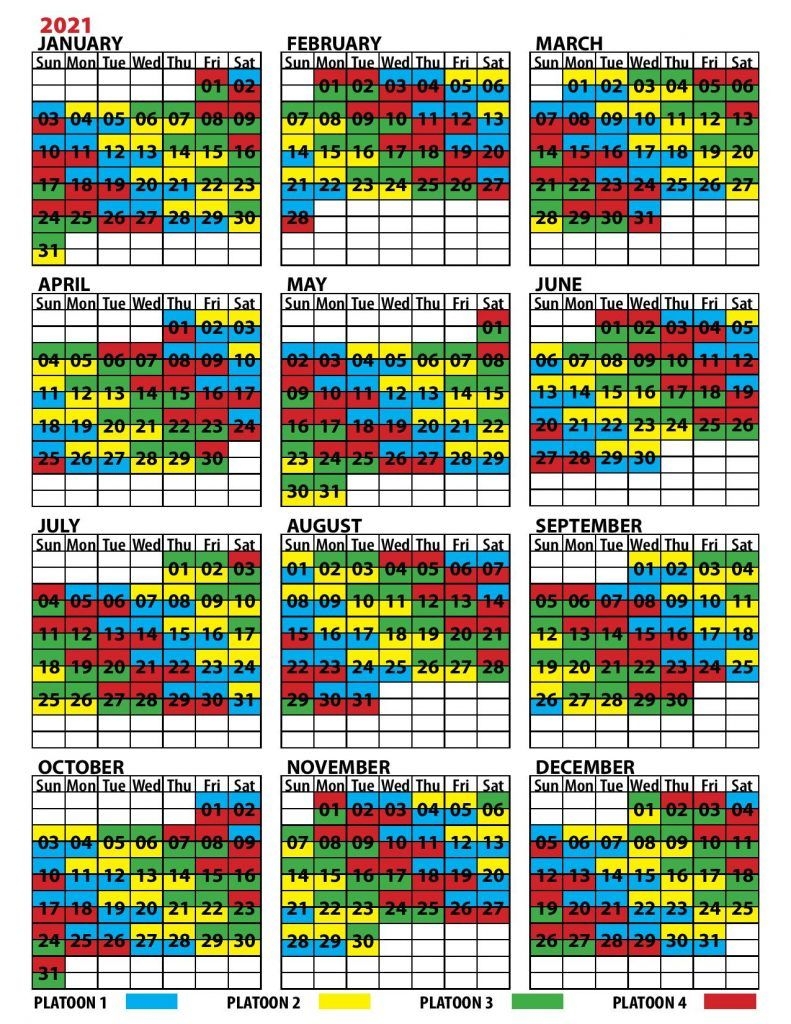 2027 Shift Calendar Printable Calendar mammycares