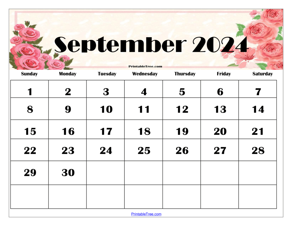 September 2024 Calendar Printable Free Pdf Free Goldy Kissiah