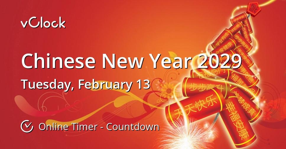 When Is Chinese New Year 2029 Countdown Timer Online VClock