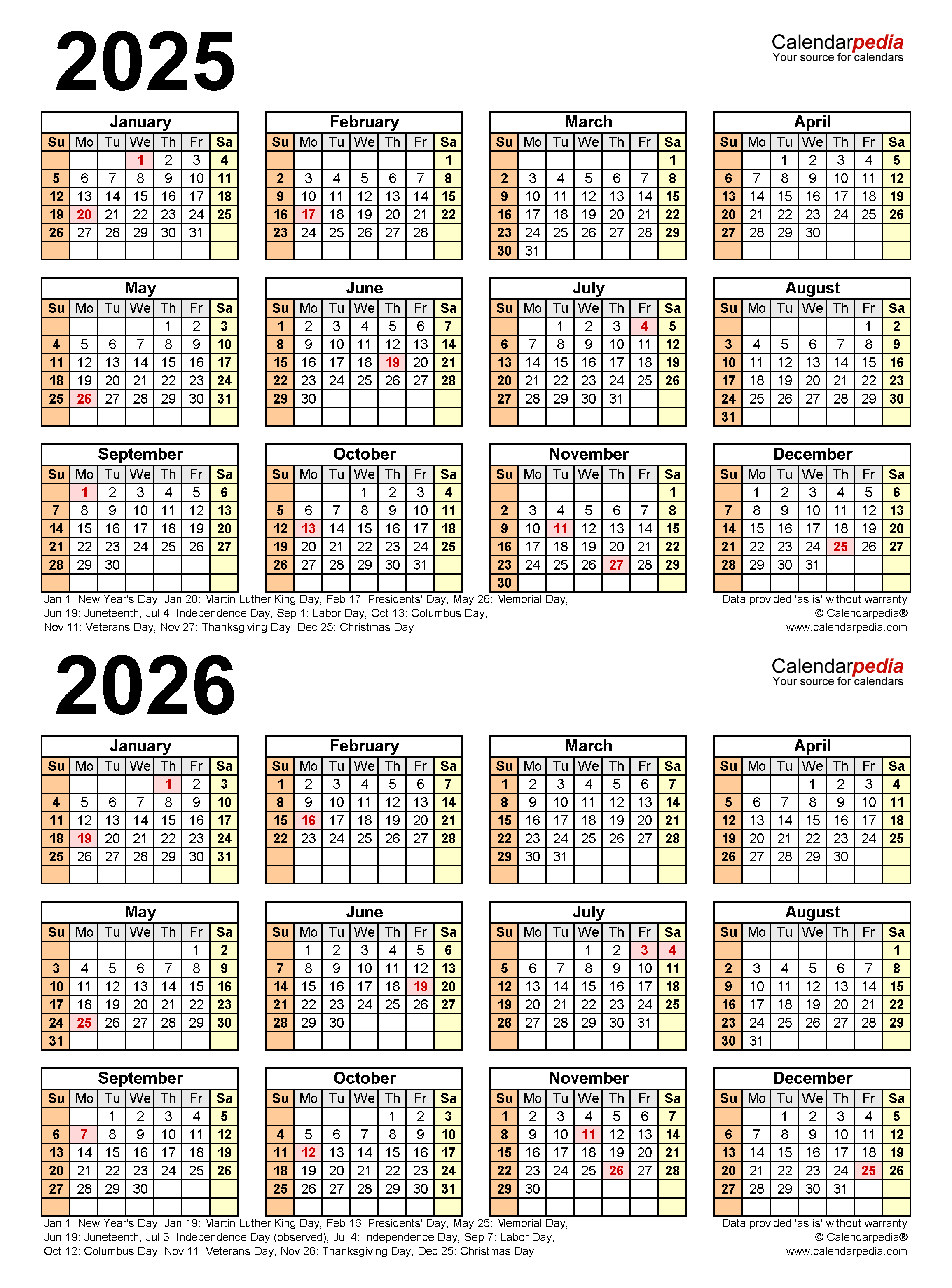 Yearly 2025 2026 Calendar Piper Woodas